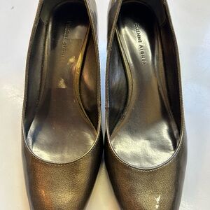 Etienne Aigner Women's Gold Pumps Size 7.5